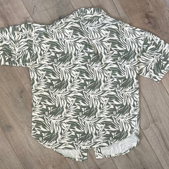 Vintage Gap Mens Short Sleeve Floral Button Down Size Small - Picture 5 of 5